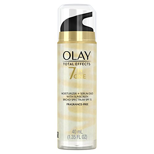 Olay Total Effects 7 In One Moisturizer + Serum Duo With Sunscreen Broad Spectrum SPF 15 Fragrance-Free 1.35 Fl Oz by Olay