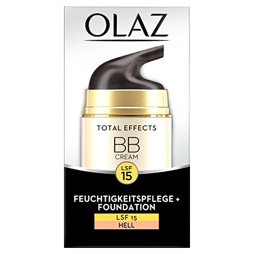 olaz total Effects BB Cream Touch of Foundation, claro, Bomba, 1er Pack (1 x 50 ml)
