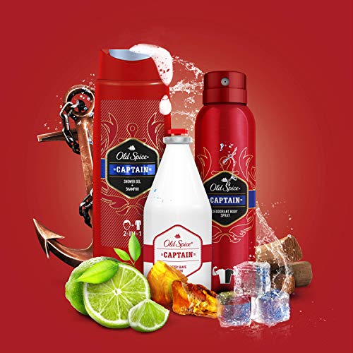 Old Spice 8001841410104 Captain Travel Set de Regalo para Hombres