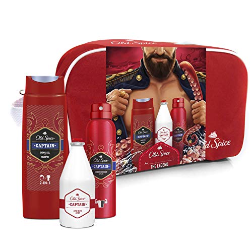Old Spice 8001841410104 Captain Travel Set de Regalo para Hombres