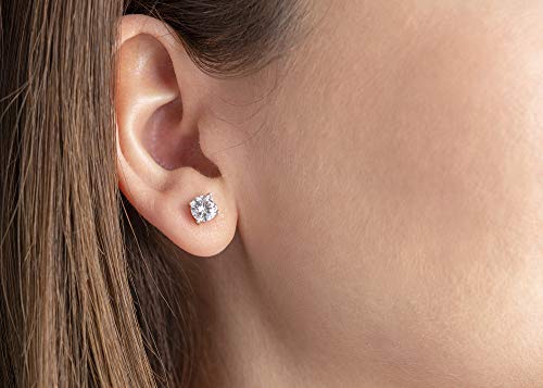 Omi Eire - Juego de joyas de diamantes - Collar y pendientes con colgante de plata de ley 925 y circonitas con caja de regalo de lujo - Joyería para mujeres