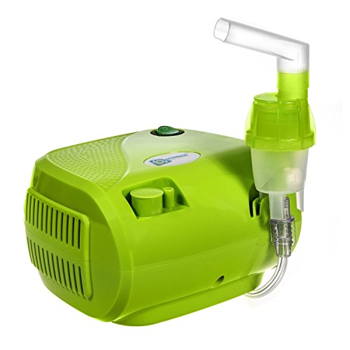 Omnibus BR-CN116 - Nuevo inhalador compresor Nebulizador Inhalador compacto para nebulizador inhaladores bebe electrico, Verde