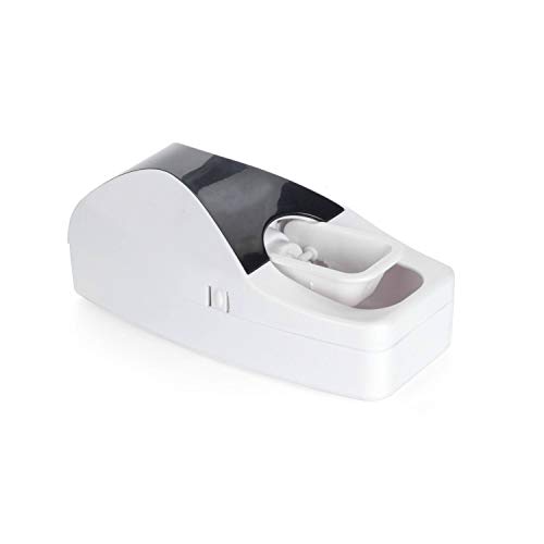 OMZGXGOD - Dispensador de Pasta de Dientes Automático y Portacepillos de Dientes – Práctico Set de Baño Familiar con Soporte de Cepillos de Dientes y Dosificador de Pasta Dental