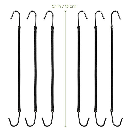 ONEVER Cola de caballo Ganchos 20pcs pelo de la venda garra del pelo Bandas de goma Estilismo trenza de pelo