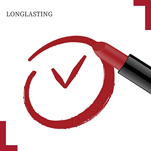 Onlyoily 6 tonos suaves de lápiz labial Sólido, coloración altamente pigmentada que proporciona una superficie mate de terciopelo,Barra de Labios Hidratante Mate Color Sensational(06)