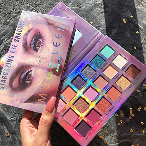 ONLYOIYL Paleta De Sombras De Ojos Profesionales - Paleta Maquillaje - Altamente Pigmentados 18 Colores Brillantes y Mate
