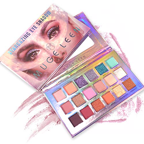 ONLYOIYL Paleta De Sombras De Ojos Profesionales - Paleta Maquillaje - Altamente Pigmentados 18 Colores Brillantes y Mate