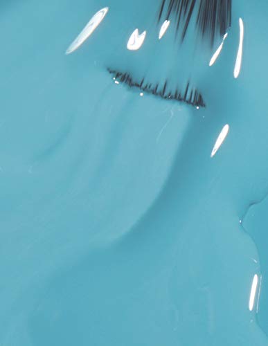 OPI Nail Laquer - Esmalte Uñas Duración de hasta 7 Días, Efecto Manicura Profesional 'Can't Find my Czechbook' Azul - 15 ml