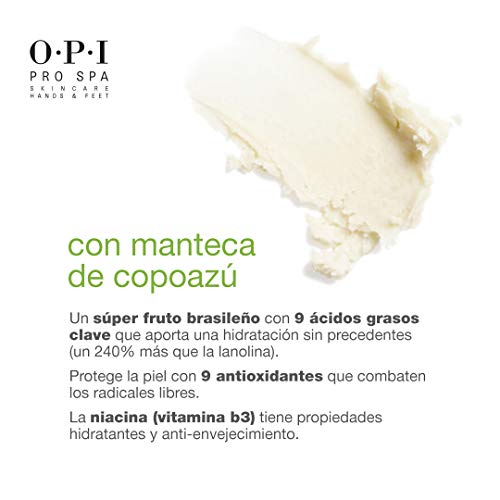 OPI Pro Spa - Crema Exfoliante de Azúcar para Pies Secos y Ásperos - 249 g (22006672000)