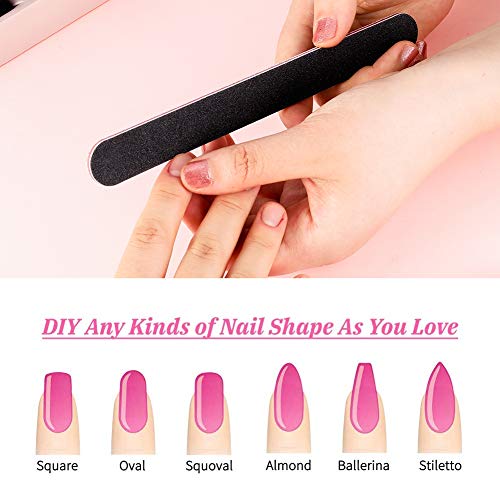 Opopark Limas de Uñas y Pulidoras,14 Piezas Herramientas de Manicura Profesionales