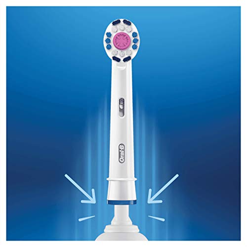 Oral-B 3D White - Cabezales de recambio (4 unidades), colores aleatorios