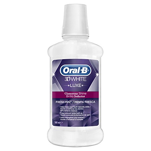 Oral-B 3DWhite Luxe - Enjuague bucal, brillo seductor, 500 ml