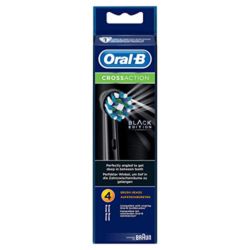 Oral-B 80318302 cepillo de cabello 4 pieza(s) Negro - Cabezal (4 pieza(s), Negro, 22 g, Oral-B Genius; Oral-B Smart, Oral-B Pro,Oral-B Vitality, Oral-B Trizone, Oral-B Teen, Oral-B, 18 mm, 60 mm)