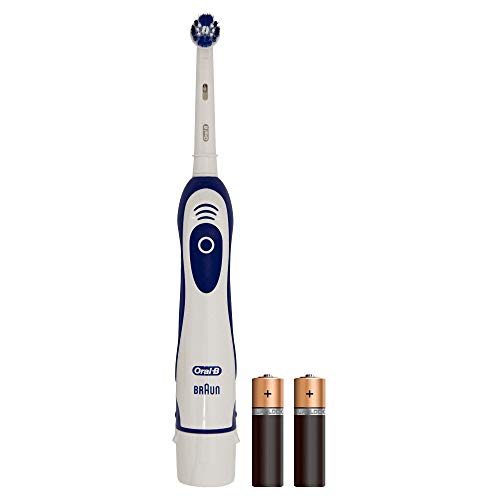 Oral-B Advance Power - Cepillo de dientes eléctrico a pilas, azul/blanco