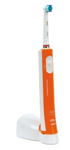 Oral-B - Cepillo de dientes recargable Professional Care 500 Precision Clean - con movimientos de pulsación y de rotación, naranja