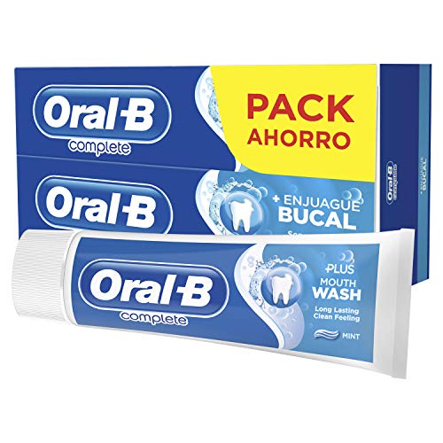 Oral-B Complete Plus Con enjuague bucal Pasta Dentífrica 2 x 75 ml