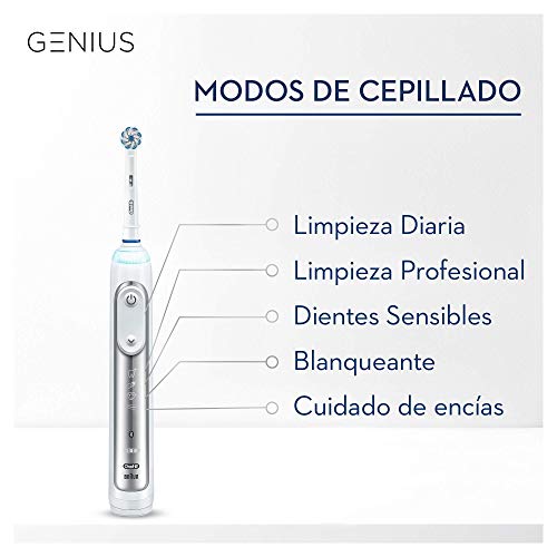 Oral-B Genius 8900 - Cepillo de dientes eléctrico, con Tecnología de Braun, 2 unidades