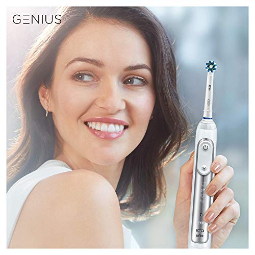 Oral-B Genius 8900 - Cepillo de dientes eléctrico, con Tecnología de Braun, 2 unidades