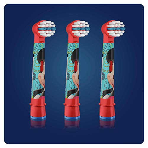 Oral-B Kids - Cabezales de Recambios, Apto para Niños Mayores de 3 Años, 1 Pack de 3 unidades, Modelos surtidos