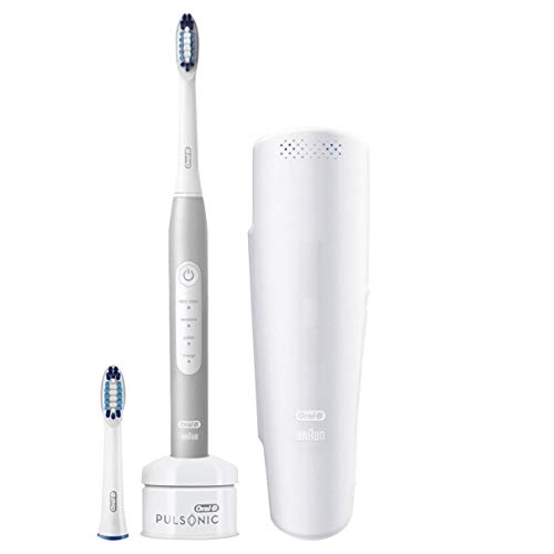 Oral-B Pulsonic 4200 Adulto Cepillo dental sónico Paladio - Cepillo de dientes eléctrico (Batería, Batería integrada, 1 pieza(s), 2 pieza(s))