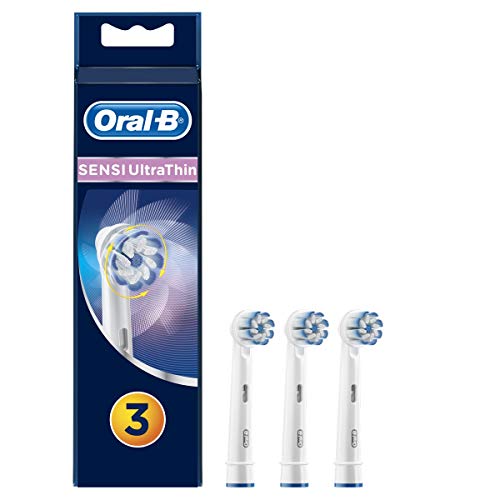 Oral-B Sensi Ultrathin head - Cabezales de Recambio, Blanco, Pack de 3 Unidades