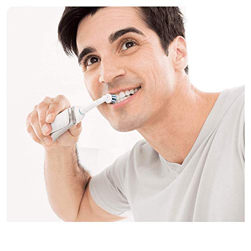 Oral-B TriZone Cabezal de Recambio, Set de 5 Recambios para Cepillo Eléctrico Recargable, sus Filamentos Realizan un Movimiento de Barrido entre los Dientes para una Limpieza Profunda