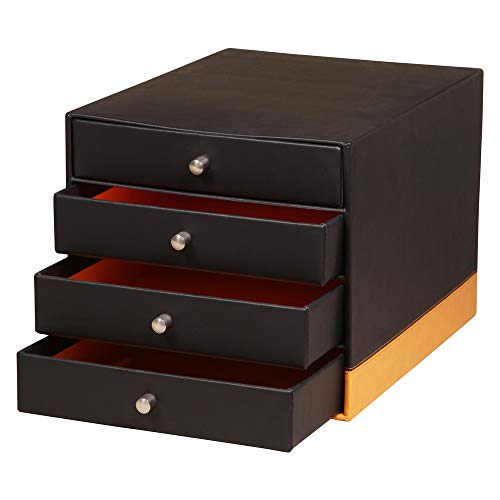 Orange&Black Is Beautiful Trieur a Tiroirs (X4) Black