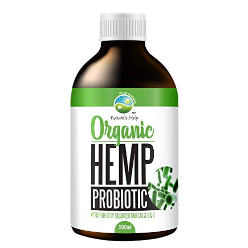 Organic Hemp Probiotic and Multiply Plus Probiotic Formula with Perfectly Balanced Omega 3,6 and 9.Made in Australia 500 ml Liquid