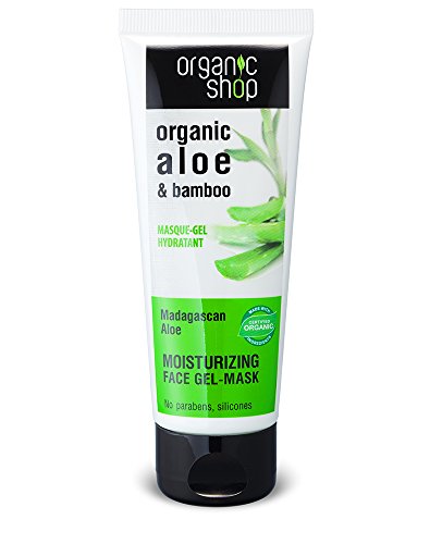 Organic Shop Gel-Mascarilla Facial Hidratante Aloe de Madagascar - 75 ml