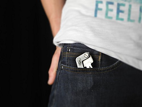 Organizador Inteligente De Llaves Original de SIMPLODUCTS – Carcasa de Llavero Compacta – Capacidad para 16 Llaves para Casa, Coche, Moto – Regalo Ideal Para Hombre / Mujer - Negro