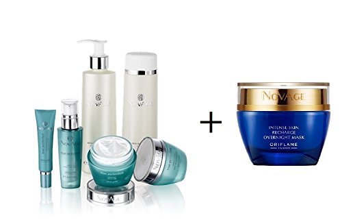Oriflame NovAge 20 + True Perfection, 6 Unidades + máscara Gratuita, Nueva, Productos clínicamente probados para el Cuidado de la Piel de la Cara