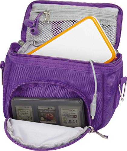 Orzly Travel Bag for Nintendo DS Consoles (Bolsa de Viaje para Consola Juegos y Accessarios) - Adapta TODOS Los Versiones de DS con Pantalla Plegable (Por ejemplo: DS / 3DS / 3DS XL / DS Lite / DSi / New 3DS / New 3DS XL / 2DS XL / etc pero no 2DS Modelo 