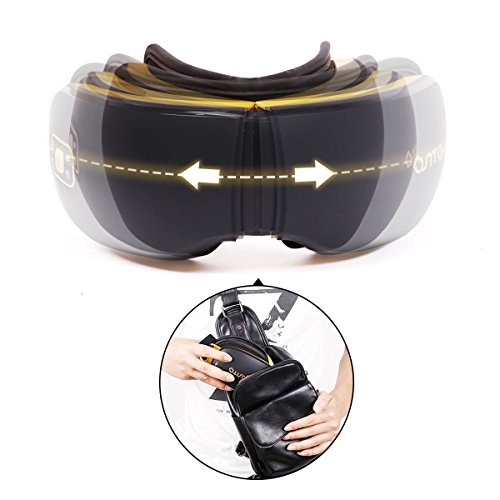 Osito - Masajeador de ojos eléctrico con compresión de calor, presión atmosférica, música natural, ojeras para fatiga ocular, ojos secos y mucho más