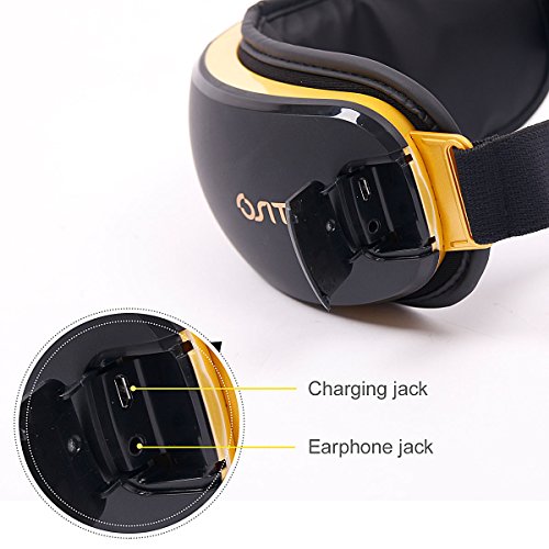 Osito - Masajeador de ojos eléctrico con compresión de calor, presión atmosférica, música natural, ojeras para fatiga ocular, ojos secos y mucho más