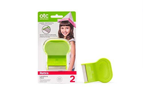 Otc Antipiojos Lendrera Pro para retirar piojos y liendres - 1 unidad