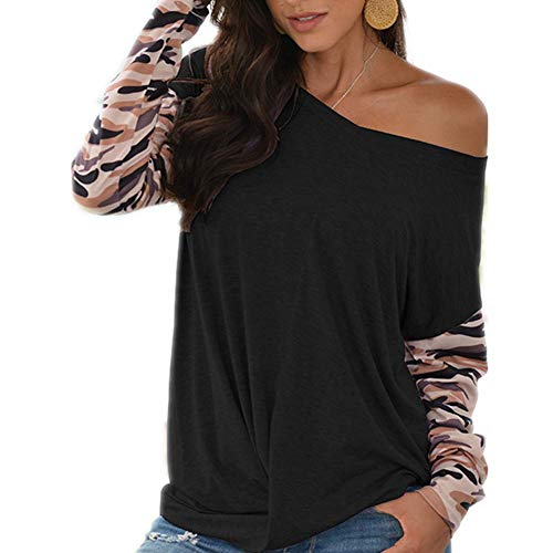 OtoñO Cuello Redondo Manga Larga Camiseta Delgada Color AlgodóN Camiseta De Mujer De Longitud Media