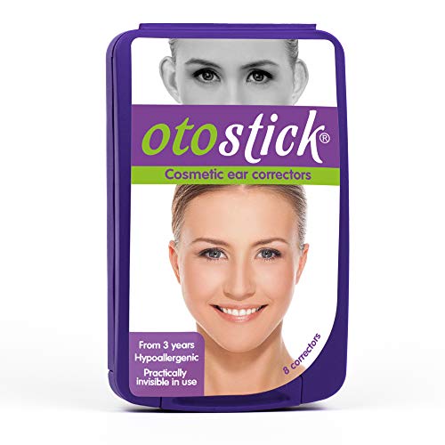 Otostick Instant Ear Correction | Change your Look to Suit your Lifestyle | Practically Invisible Painless Medical Grade Silicone Hypoallergenic | Best Cosmetic Solution Short of Surgery for Ears that Stick Out | 8 pcs | English Packaging.