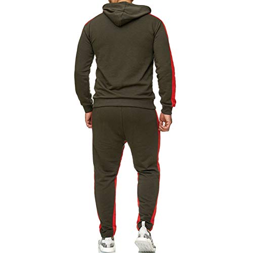 Overdose Sudadera con Capucha Otoño Casual Moda Conjunto De Manga Larga Sports Fitness Traje De Boxeo De Levantamiento De Pesas De Fútbol Set De Artes Marciales Bruce Lee Chándal De Traje Deportivo