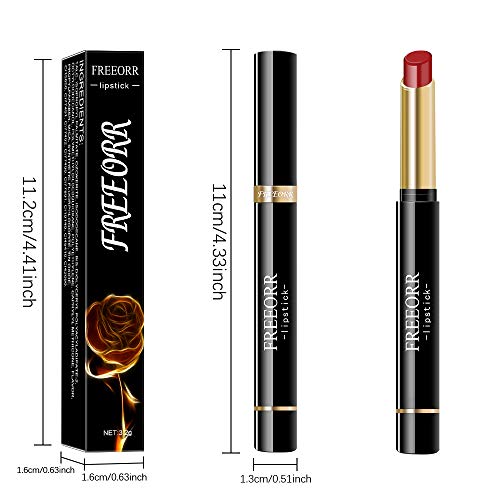 Ownest Matte Lipstick Set, 12PCS Nude Moisturizer Smooth Lipstick, Impermeable líquido Lápiz labial de larga duración Mate Maquillaje Velvet Lip Gloss Cosmético