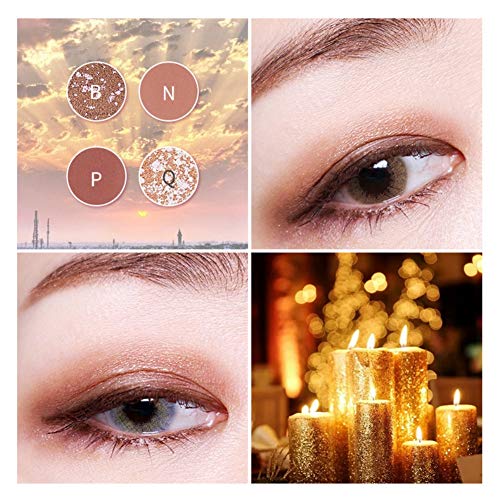 Oyalaiy Colorina Pro-Artist Paleta de sombras de ojos Desert de 18 colores Sombra de ojos mate resistente al agua a prueba de manchas