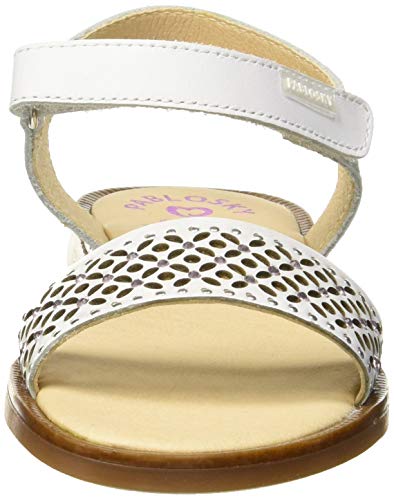 Pablosky, Sandalias-Niña para Niñas, Blanco, 25 EU