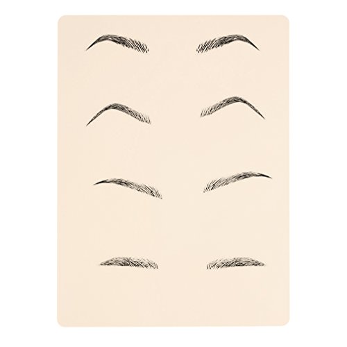 Pack 10 alfombrillas de piel sintética para práctica de tatuajes. 19x14cm x 1mm