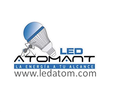 Pack 10x GU10 LED 7W potentisima. Halogeno LED 680 lumenes reales - Recambio bombillas 60W (Blanco frio 6500k)