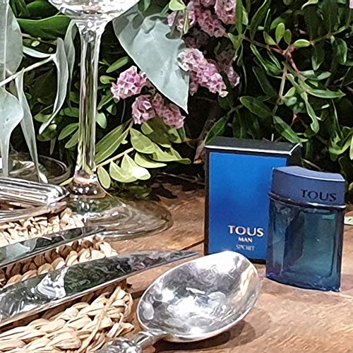 Pack 25 perfumes miniaturas originales para hombre como detalles para bodas personalizados Tous Man Sport Eau de toilette 4,5 ml. para regalar