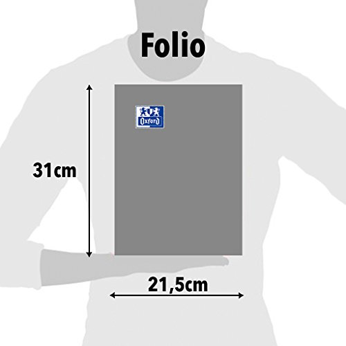Pack 4+1 Cuadernos Folio(A4) Oxford. Tapa Extradura Write&Erase. 80 Hojas cuadrícula 4x4. Surtido vivos