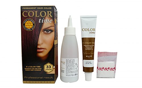 Pack Ahorro de 2 x Tintes Permanente para el Cabello de Color Berenjena 33