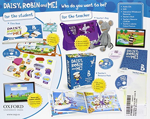 Pack Daisy, Robin & Me! Level B. Class Book (Color Azul) (Daisy, Robin and Me!) - 9780194807654