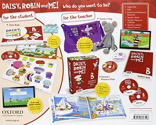 Pack Daisy, Robin & Me! Level B. Class Book (Red Color) (Daisy, Robin and Me!) - 9780194807661