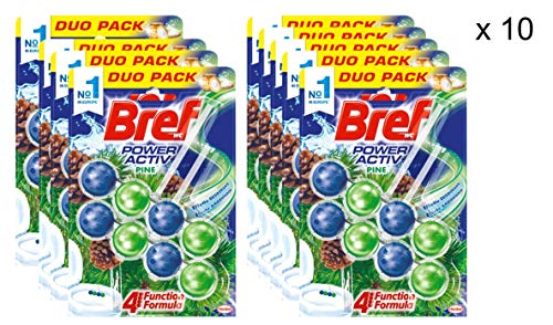 [Pack de 10] BREF Colgador WC Power Active Natura Blister 2 uds