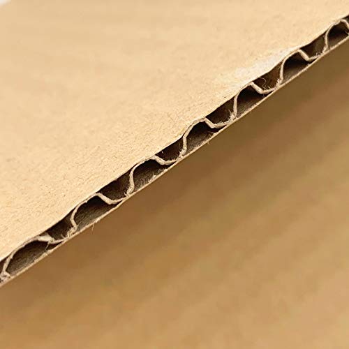 Pack de 20 Cajas de Cartón con Asas. Tallas M y XL para Mudanzas, Almacenaje y Transporte. Muy Resistentes. Alto Gramaje en canal simple Reforzado y cartón ecológico. (440x300x300 mm) Reutilizables